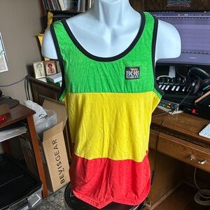 Bob Marley Men's Colorblock Tank Top - Large
